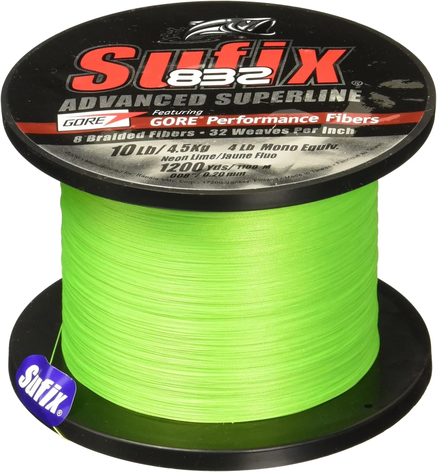 Sufix 832 Braid Line - 1200 yd