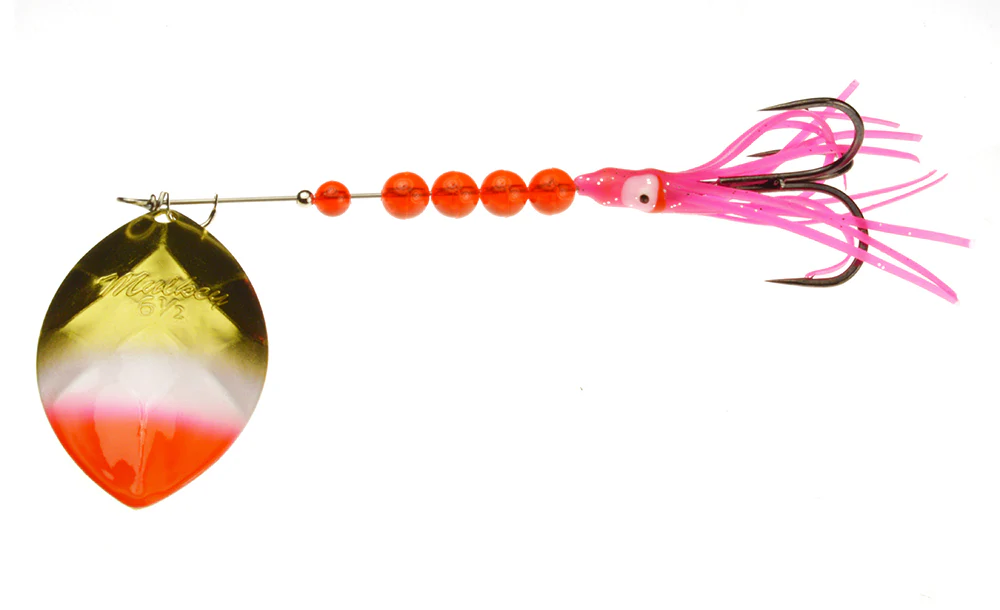 Yakima Bait Mulkey's Guide Flash Uv Salmon Trolling Squid Spinner ZZZ - Image 9