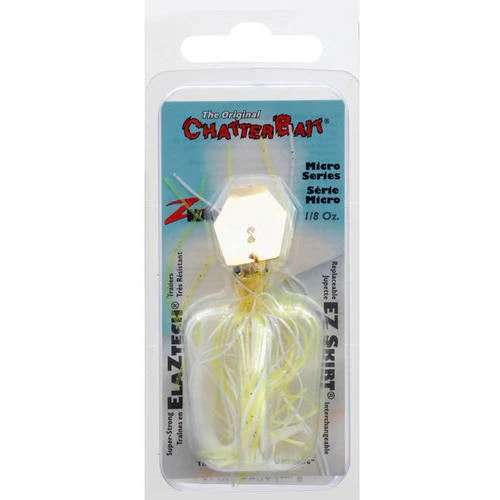 Z-Man Chatterbait Micro - 1/8oz - Chartreuse/White